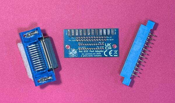Commodore PET IEEE-488 Port Adapter - 24 pin edge to centronics female (GPIB) - Image 2